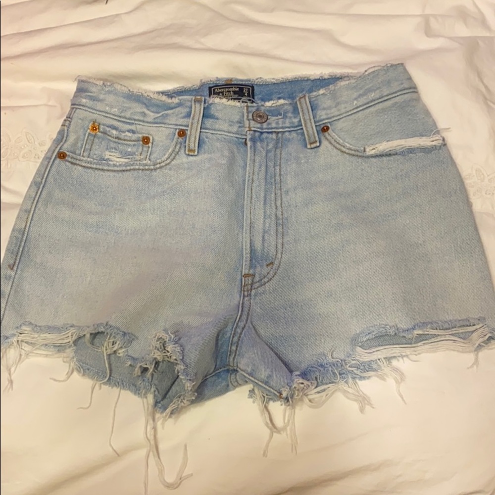 abercrombie & fitch annie high rise short